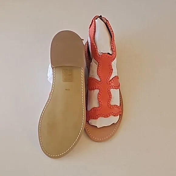 New Jack Roger’s Jackie Gladiator Coral Sandals, Size 9