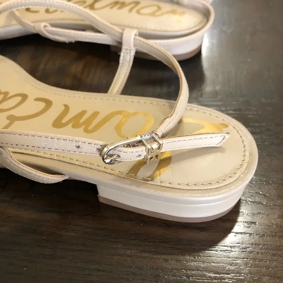 NEW🌟Sam Edelman Sz 9 TEALE Elegant Tan Strappy Sandals summertime flats comfort