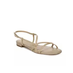 NEW🌟Sam Edelman Sz 9 TEALE Elegant Tan Strappy Sandals summertime flats comfort
