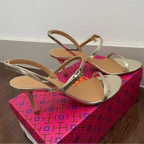 ☀️NEW☀️Tory Burch 65MM Slingback Sandals