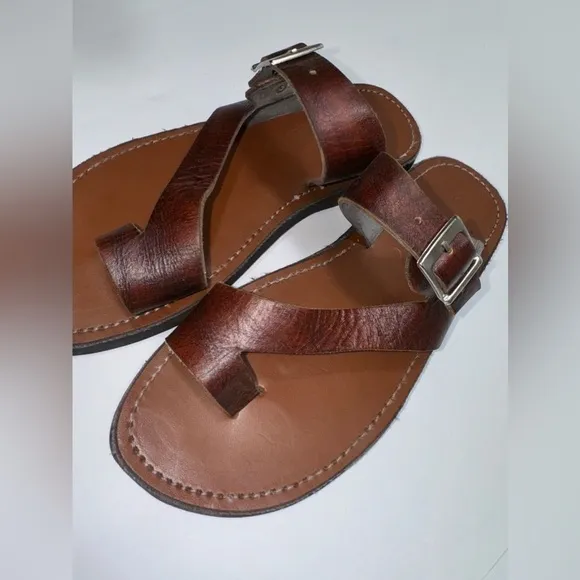 Ngaye Sandals: Brown S-Slide unisex