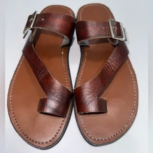 Ngaye Sandals: Brown S-Slide unisex
