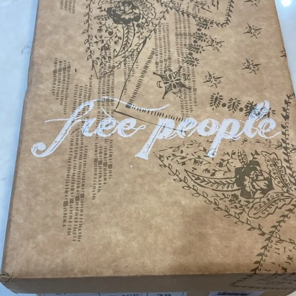 NIB Free People Island Time Wrap Espadrilles Black/Tan Size 8 $158 MSRP