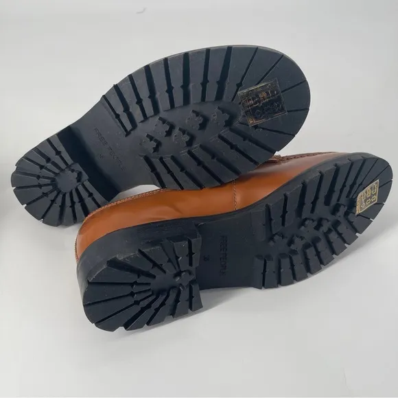 NIB Free People Liv Brown Penny Loafers Women’s Size 7.5
