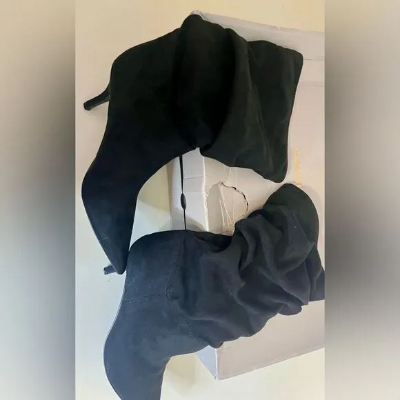 NIB Marc Fisher Black Manya Boots sz 9
