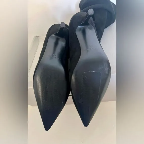 NIB Marc Fisher Black Manya Boots sz 9