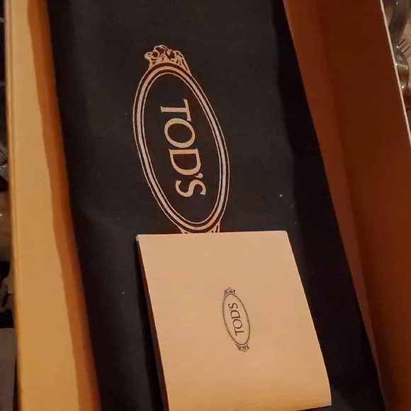 Nib Tod's Navy Suede Driving Loafers