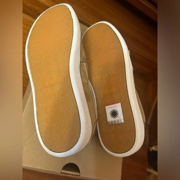 NIB UGG Women’s CAHLVAN Sneaker, New,  Chestnut Suede, Size 6 NWT