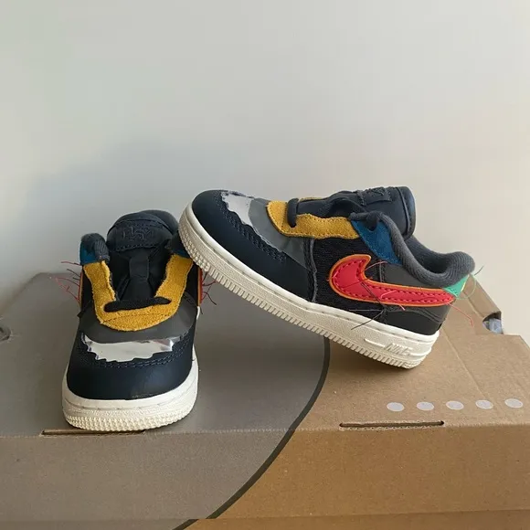 Nike Air Force 1 Black History Month Toddler Sneakers- SZ 7 C