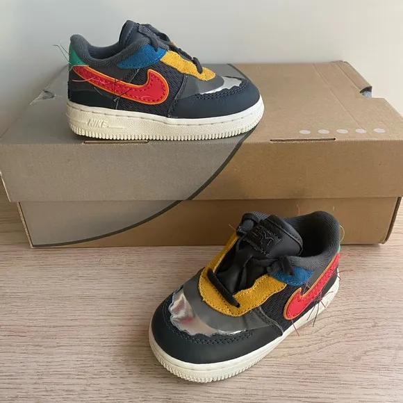 Nike Air Force 1 Black History Month Toddler Sneakers- SZ 7 C