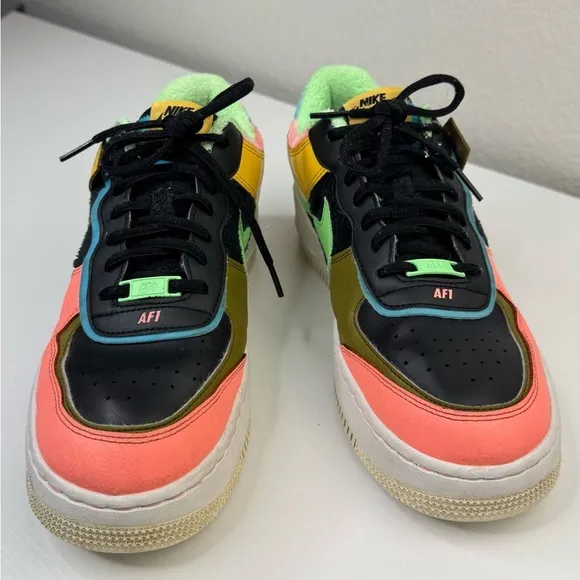 Nike Air Force 1 Solar Flare Atomic Pink Size 11