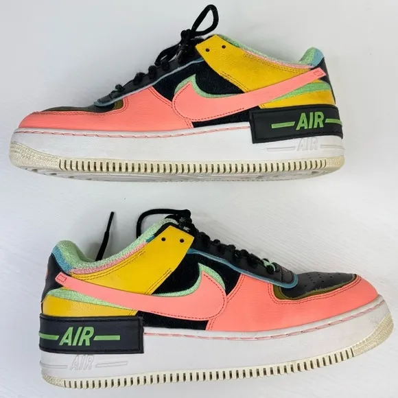 Nike Air Force 1 Solar Flare Atomic Pink Size 11