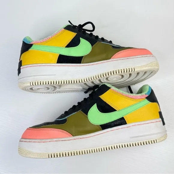 Nike Air Force 1 Solar Flare Atomic Pink Size 11