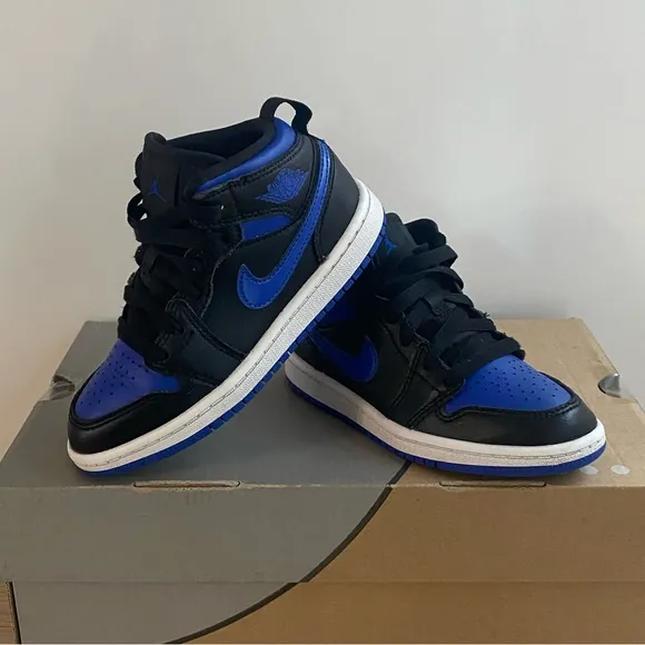 Nike Air Jordan 1 Mid “Royal” Toddler Sneakers - SZ 11 C