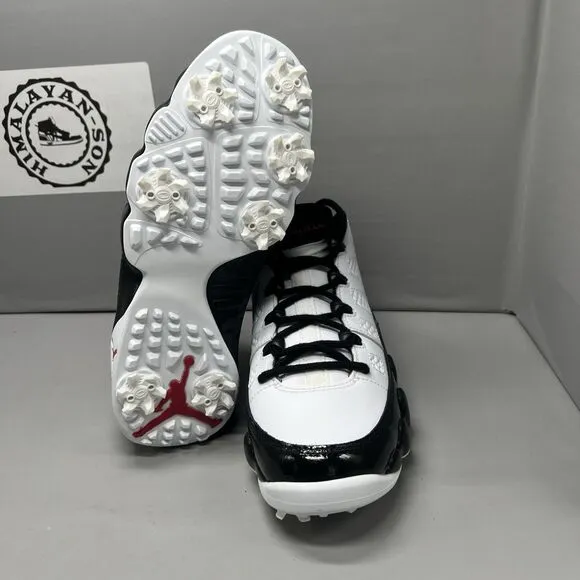 NIKE AIR JORDAN 9 GOLF White Black True Red FJ5934-100 Men Sz 6.5 Women Sz 8 NEW