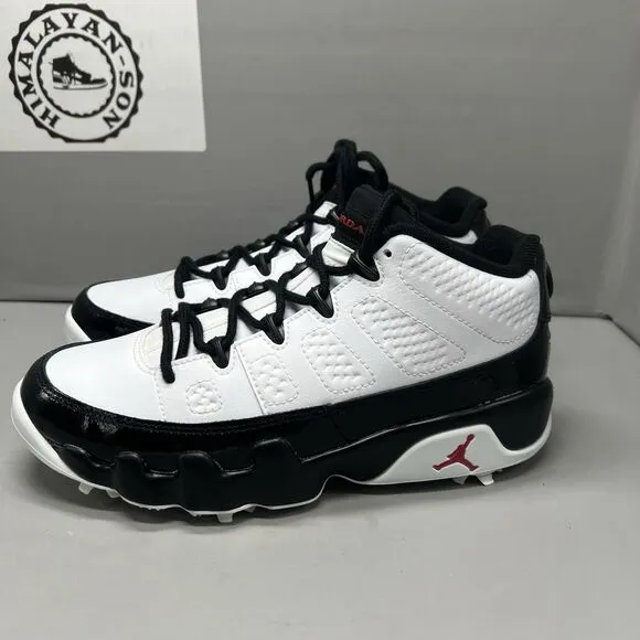 NIKE AIR JORDAN 9 GOLF White Black True Red FJ5934-100 Men Sz 6.5 Women Sz 8 NEW