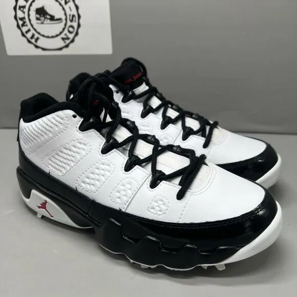 NIKE AIR JORDAN 9 GOLF White Black True Red FJ5934-100 Men Sz 6.5 Women Sz 8 NEW