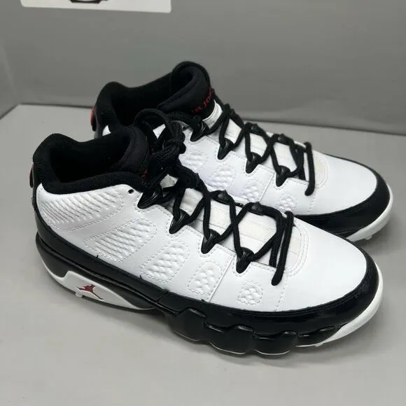 NIKE AIR JORDAN 9 GOLF White Black True Red FJ5934-100 Men Sz 6.5 Women Sz 8 NEW