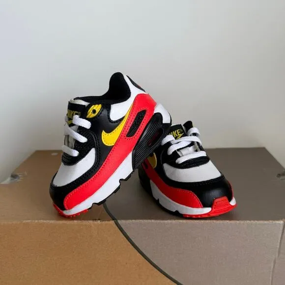 Nike Air Max 90 ‘Chrome Yellow/Crimson Toddler Sneakers - SZ 5 C