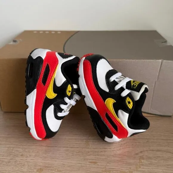 Nike Air Max 90 ‘Chrome Yellow/Crimson Toddler Sneakers - SZ 5 C