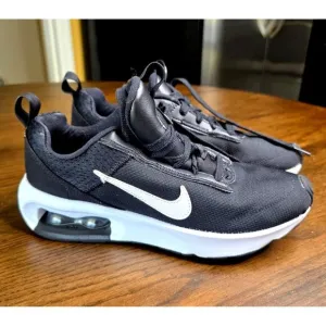 Nike Air Max Intrlk Lite Black &amp; White Women Sneakers Size 7
