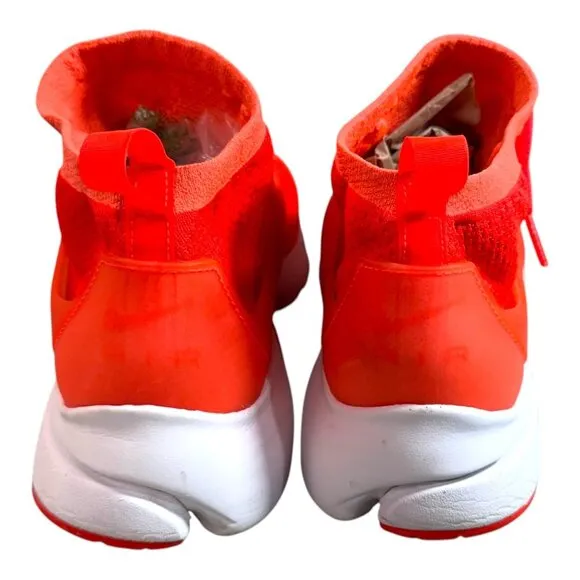 Nike Air Presto Fly Knit Mens Red Ultra Orange Athletic Sneakers 8.5  READ