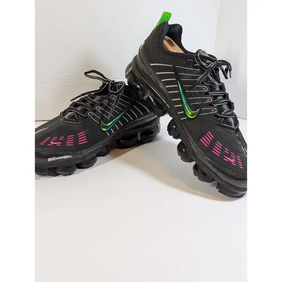 Nike Air Vapormax 360 Black Green Strike Pink Blast Men's Size 10 CK2718-003