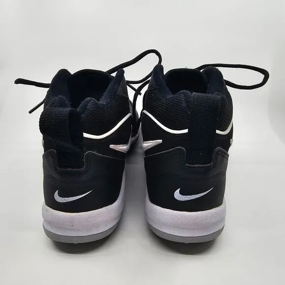 Nike Black White Land Shark Football Cleats Sneakers Mens Size US 10 UK 9 EU 44