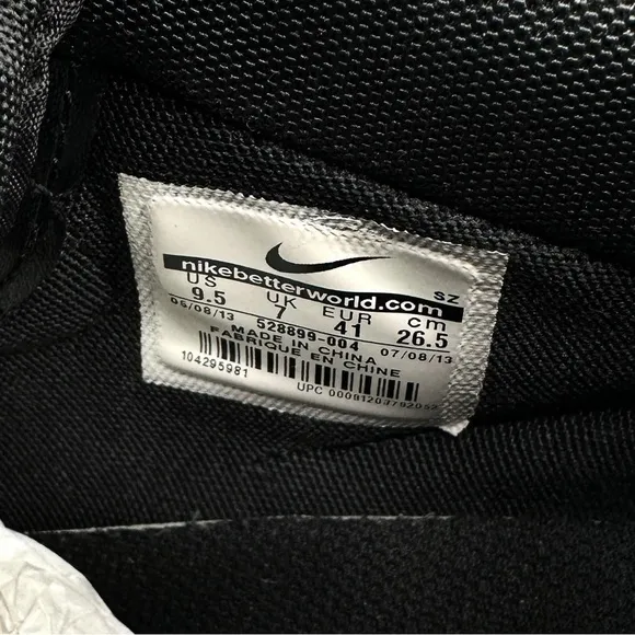 Nike Dunk Sky Hi Essential Black Hidden Wedge Sneakers - Black Out Colorway 9.5