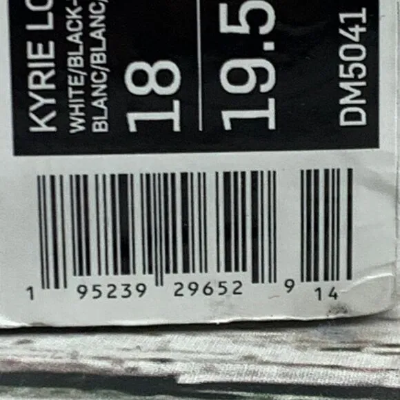 Nike Kyrie 4 TB Promo White Black DM5041-100 Basketball‎ MEN'S [US SIZE 18] NIB