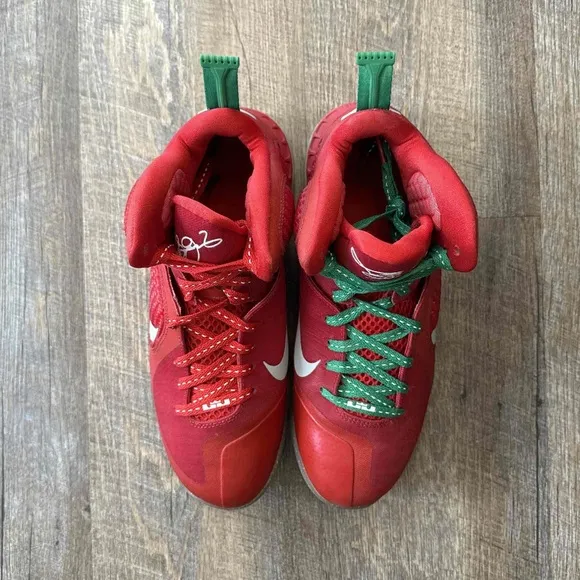 Nike LeBron 9 IX Christmas Red