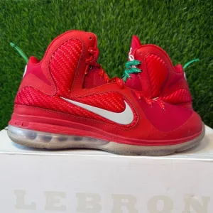 Nike LeBron 9 IX Christmas Red