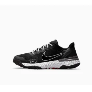 Nike Men's  'Alpha Huarache Elite 3 Turf' Sneakers in Black/White Size 7