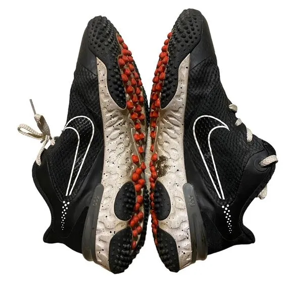 Nike Men's  'Alpha Huarache Elite 3 Turf' Sneakers in Black/White Size 7