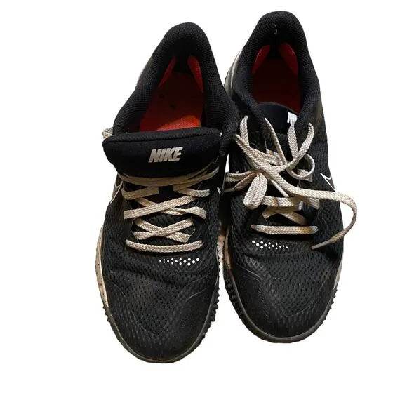 Nike Men's  'Alpha Huarache Elite 3 Turf' Sneakers in Black/White Size 7