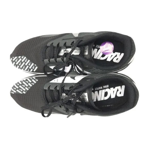 NIKE Rival Waffle 6 Cross Country Running DX7998-001 Black/White Men's 6.5 New