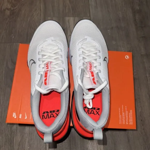 Nike Size 12 Men Air Max Alpha Trainer 6 Light Smoke Grey White Black