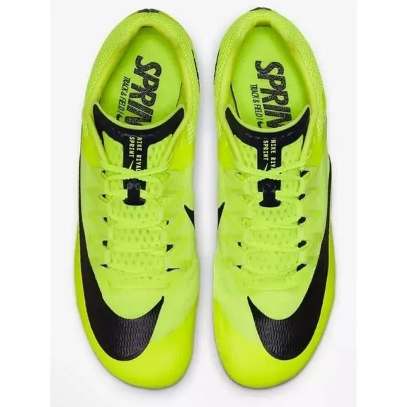Nike Zoom Rival Sprint Volt sprinting track &amp; field Spikes DC8753 700 Men Sz 12