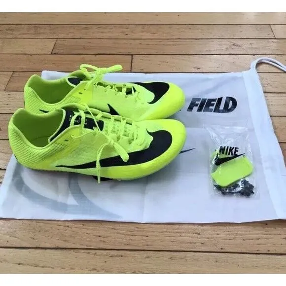 Nike Zoom Rival Sprint Volt sprinting track &amp; field Spikes DC8753 700 Men Sz 12