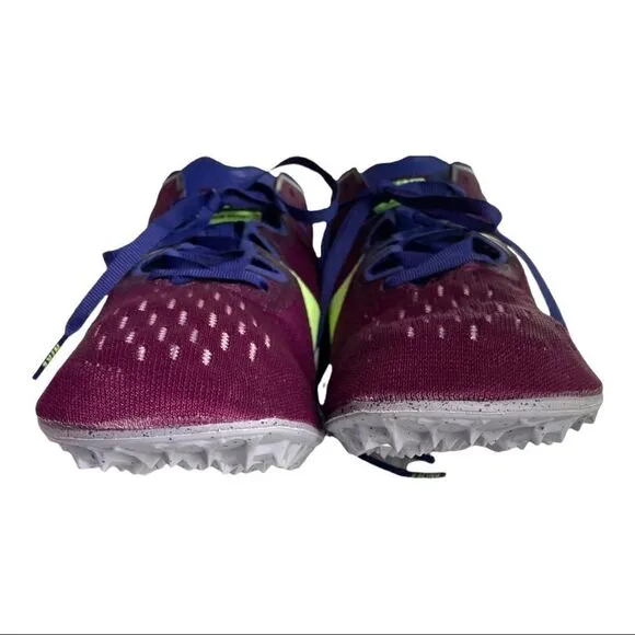NIKE Zoom Mamba Sneakers Running Trainers Spikes Bordeaux Lime