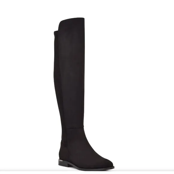 Nine West Allair Stretch Back Over the Knee Boots (WIDE CALF)