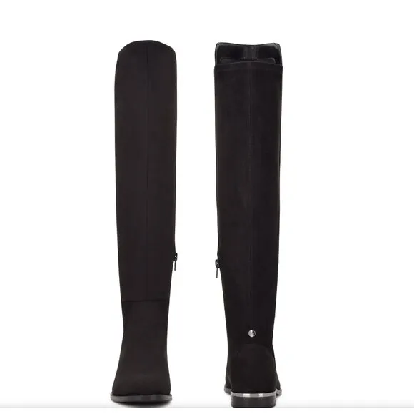 Nine West Allair Stretch Back Over the Knee Boots (WIDE CALF)