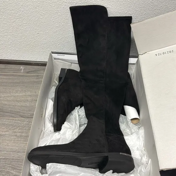 Nine West Allair Stretch Back Over the Knee Boots (WIDE CALF)