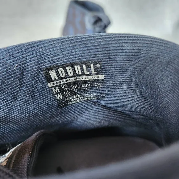 Nobull Toomey Canvas Mid Training Weightlifting Sneakers Blue Unisex USM13 W14.5