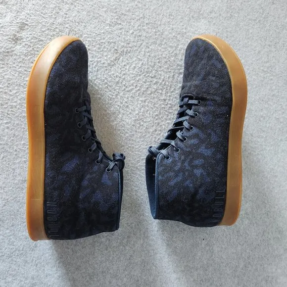 Nobull Toomey Canvas Mid Training Weightlifting Sneakers Blue Unisex USM13 W14.5