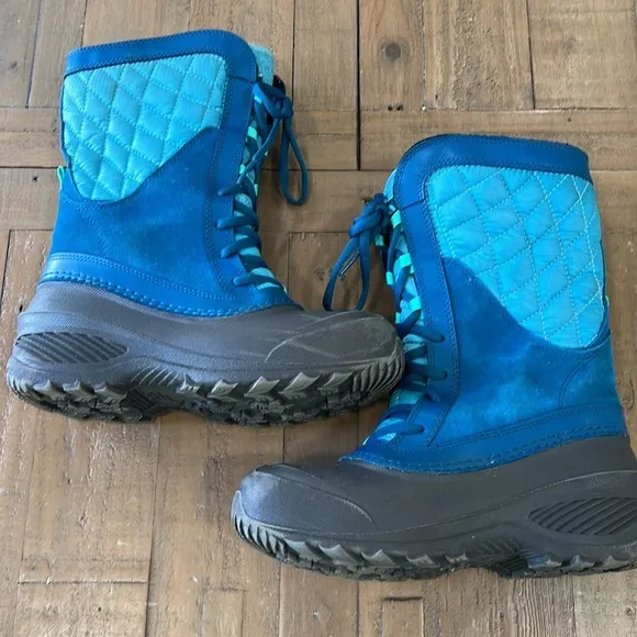 North face shellista thermoball mid lace snow boots