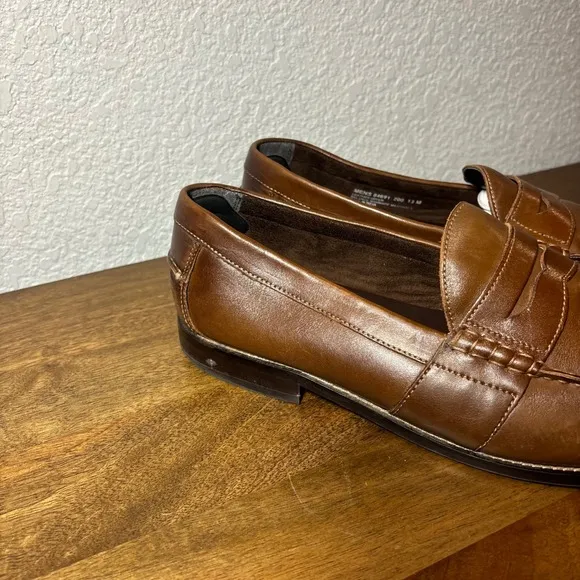 Nunn Bush Leather Penny Loafers Classic Comfort Dress Shoes Brown Mens 13M