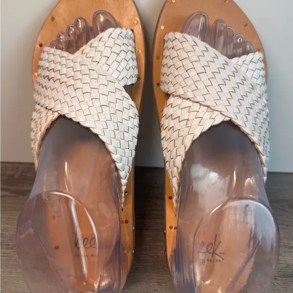 NWD- Beek Handmade Women's Braided leather Sandals size 8 $280