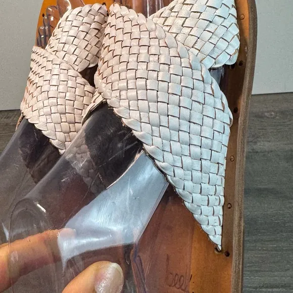 NWD- Beek Handmade Women's Braided leather Sandals size 8 $280