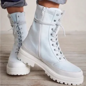 NWOB Free People Feels Good To Be Listening Lug Sole Hiker Boots